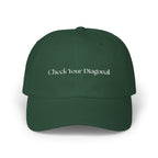 Check Your Diagonal Classic Cap