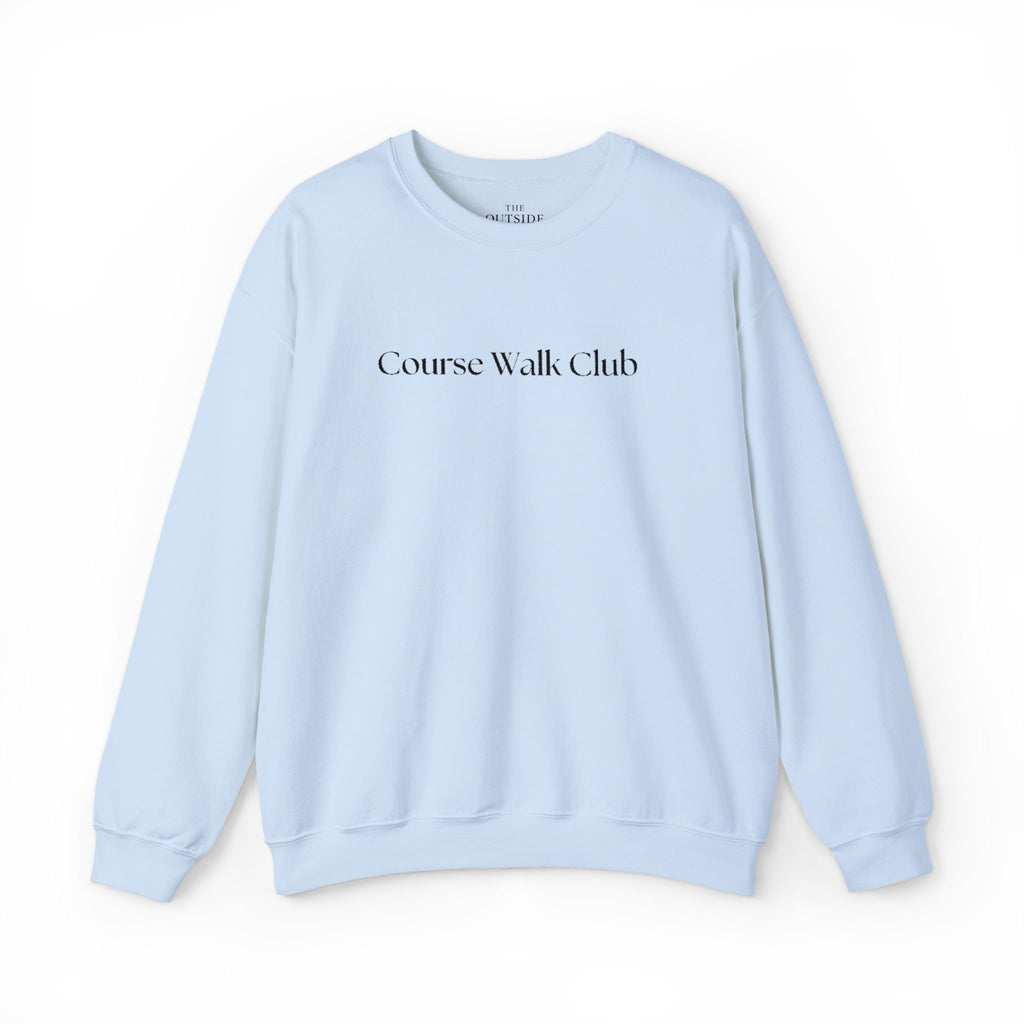 Course Walk Club – Funny Equestrian Crewneck Sweatshirt | Hunter Jumper & Dressage Rider Gift