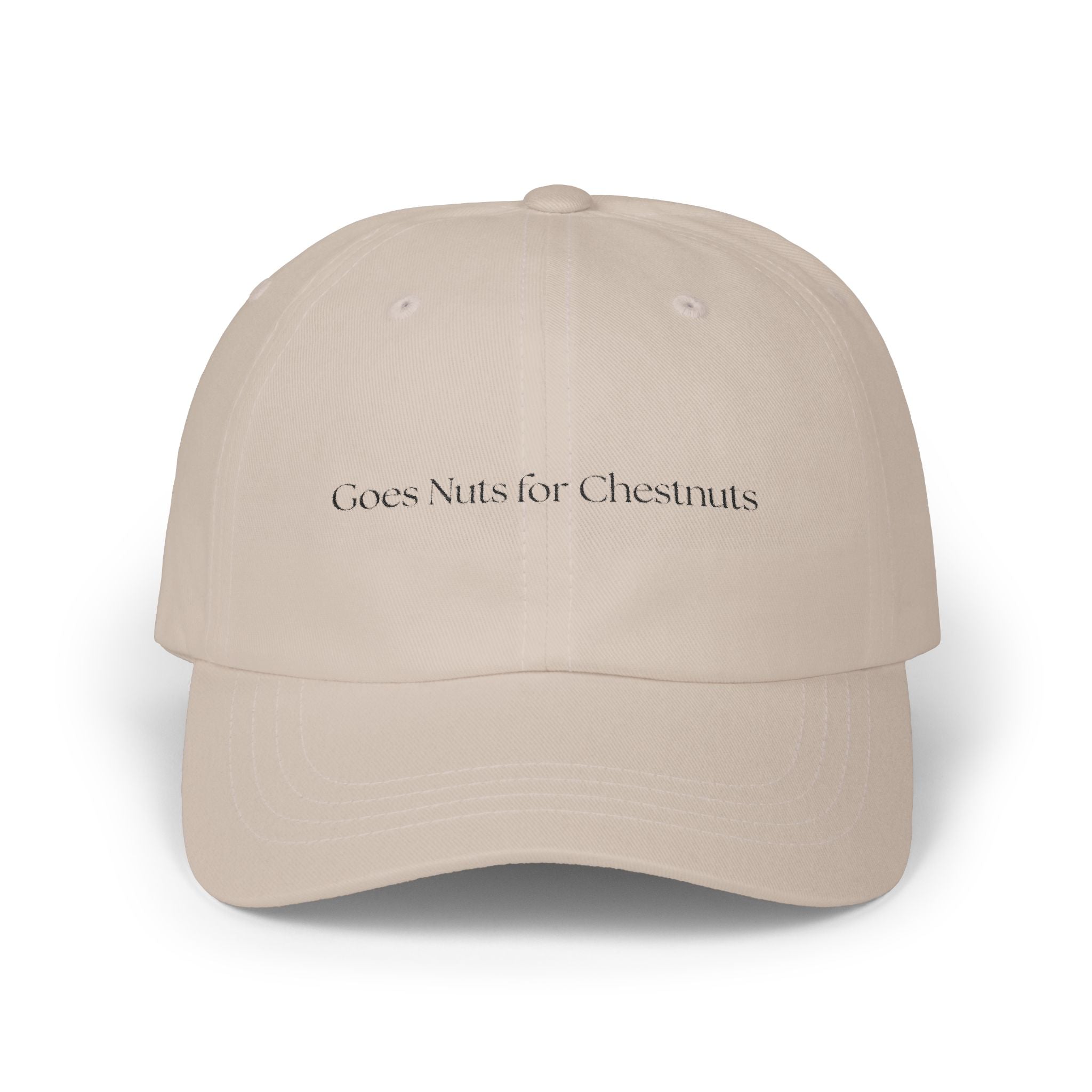 Goes Nuts for Chestnuts – Classic Equestrian Cap | Chestnut Horse Lover Hat