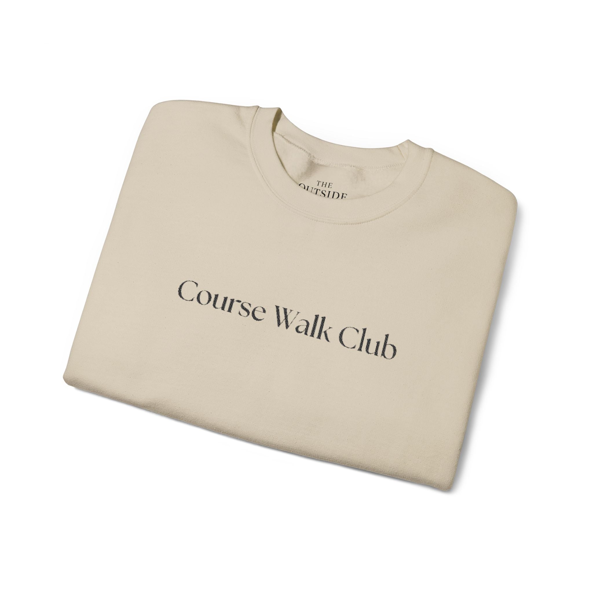 Course Walk Club – Funny Equestrian Crewneck Sweatshirt | Hunter Jumper & Dressage Rider Gift