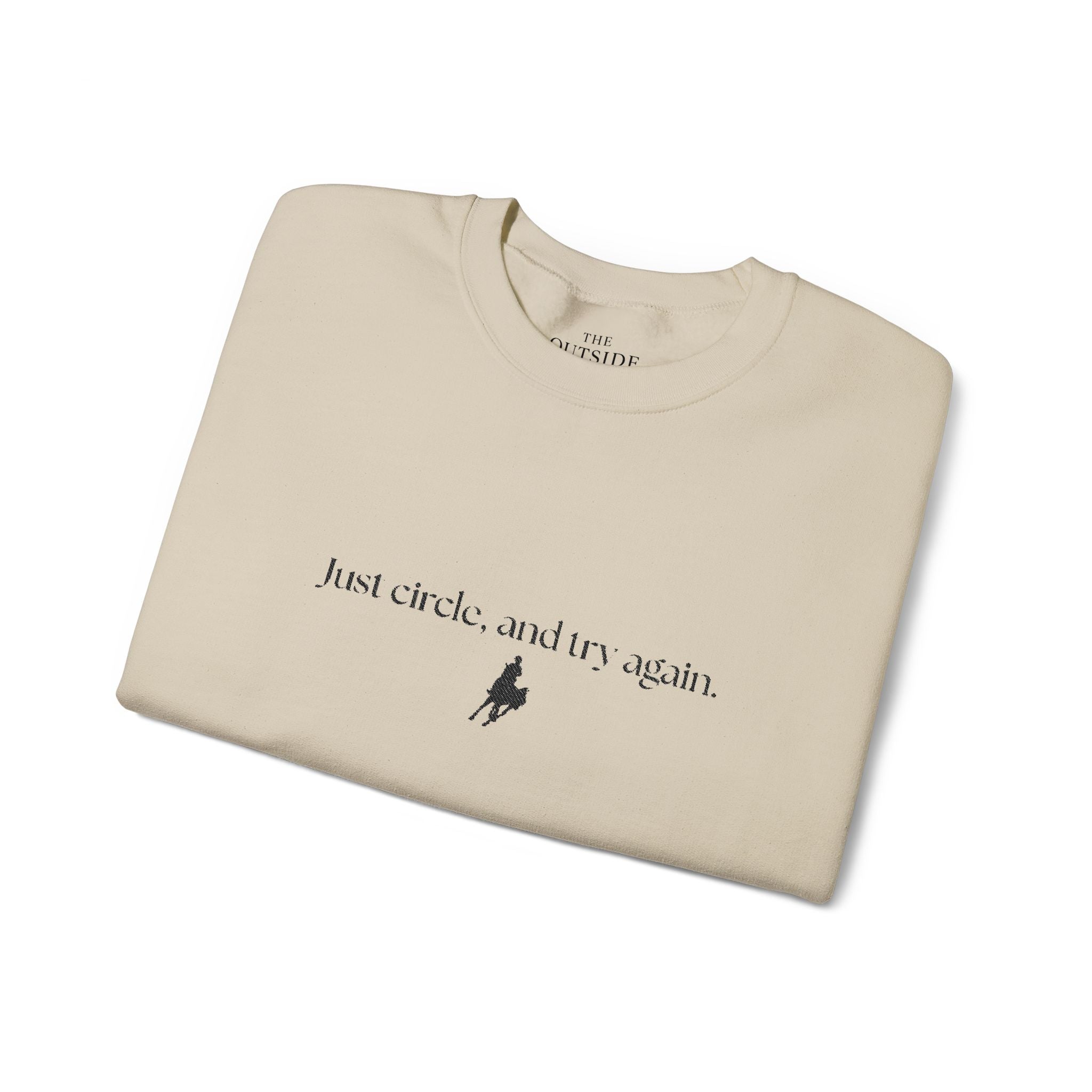 Just Circle and Try Again Classic Crewneck Sweatshirt