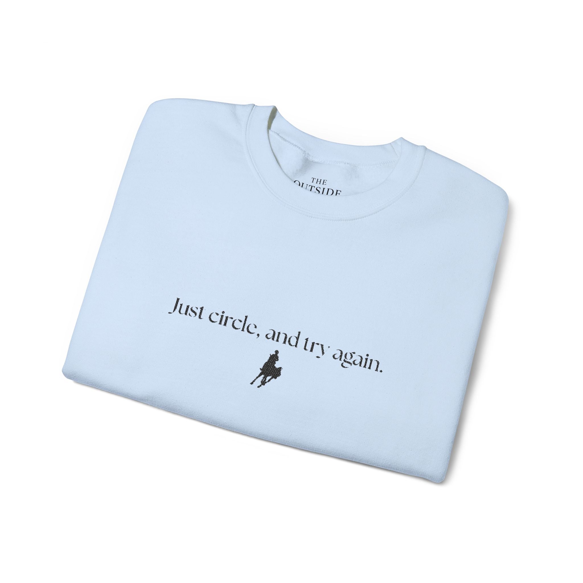 Just Circle and Try Again Classic Crewneck Sweatshirt