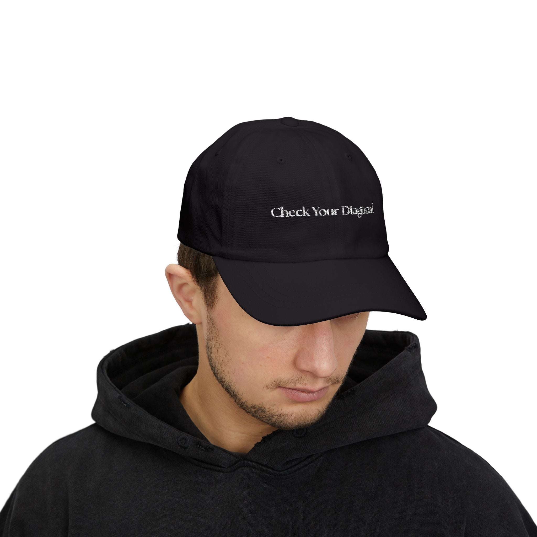 Check Your Diagonal Classic Cap
