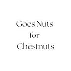 Goes Nuts for Chestnuts – Kiss‑Cut Vinyl Sticker | Chestnut Horse Lover Decal