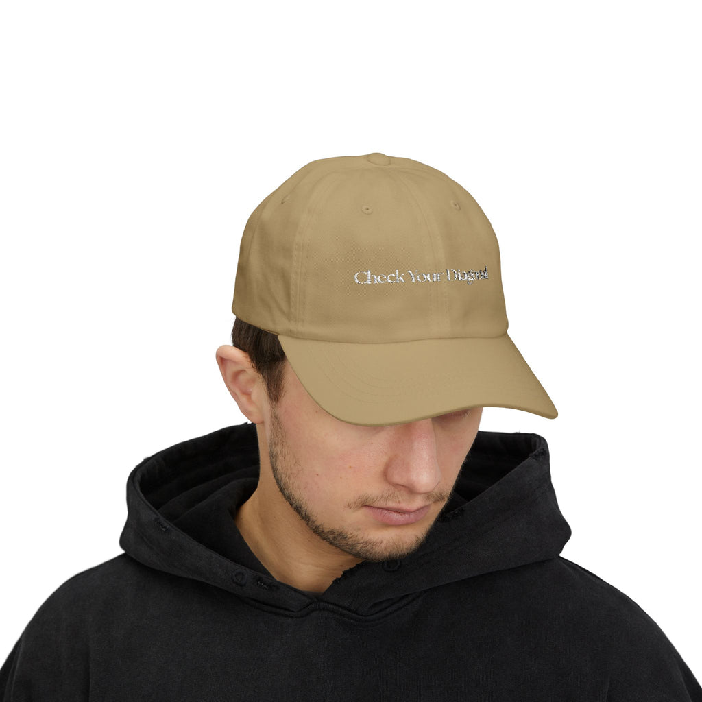 Check Your Diagonal Classic Cap