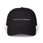 Check Your Diagonal Classic Cap