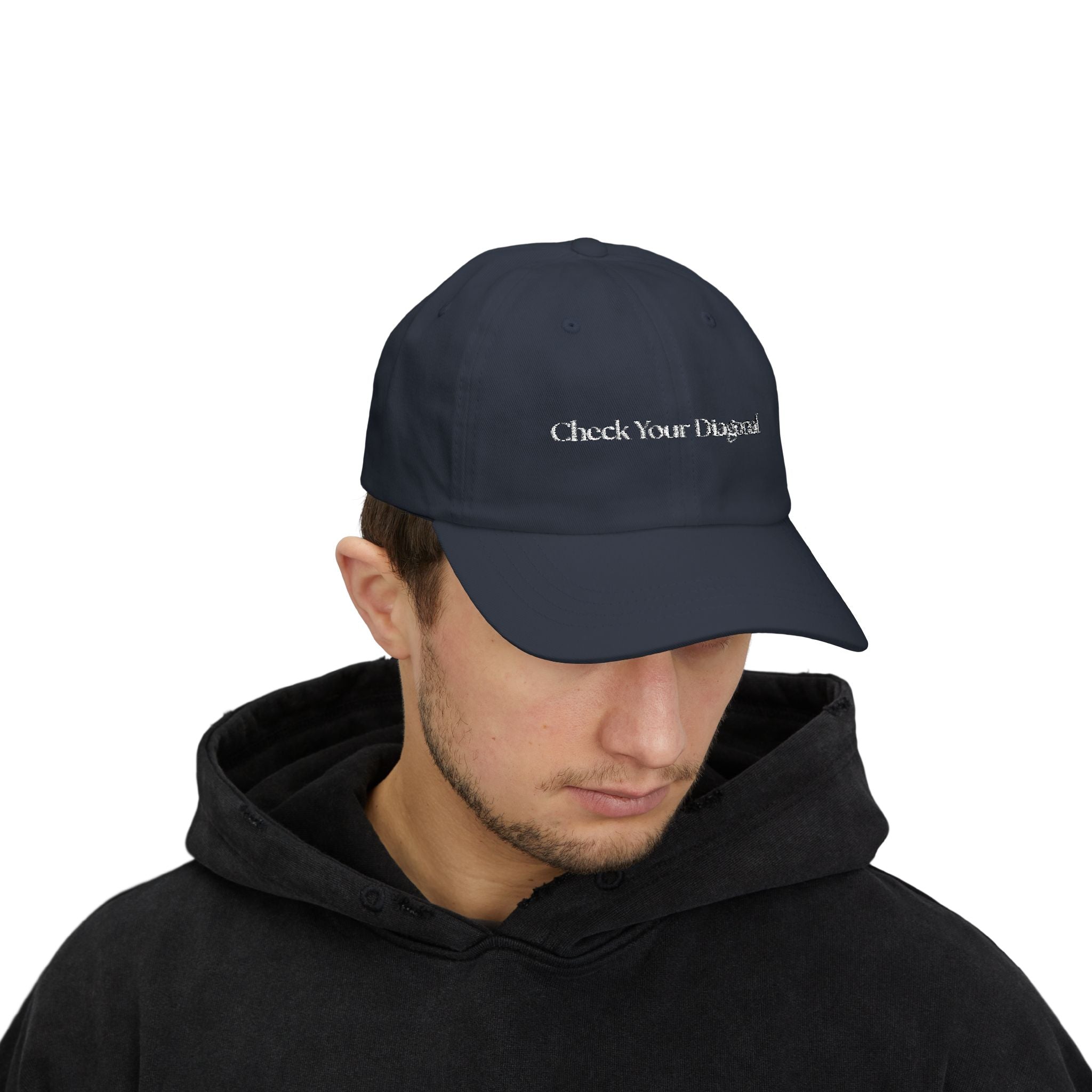 Check Your Diagonal Classic Cap