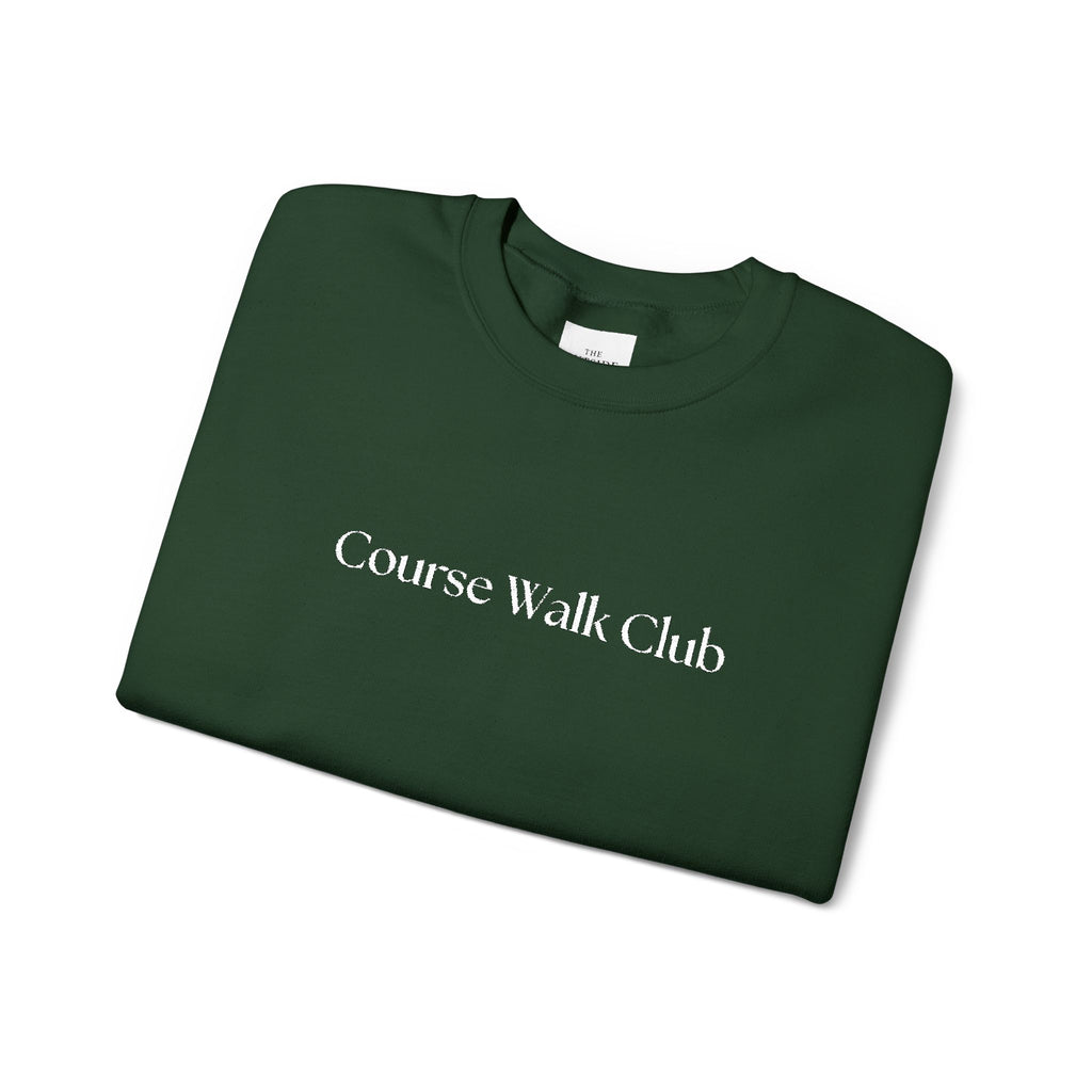 Course Walk Club – Funny Equestrian Crewneck Sweatshirt | Hunter Jumper & Dressage Rider Gift