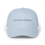 Check Your Diagonal Classic Cap