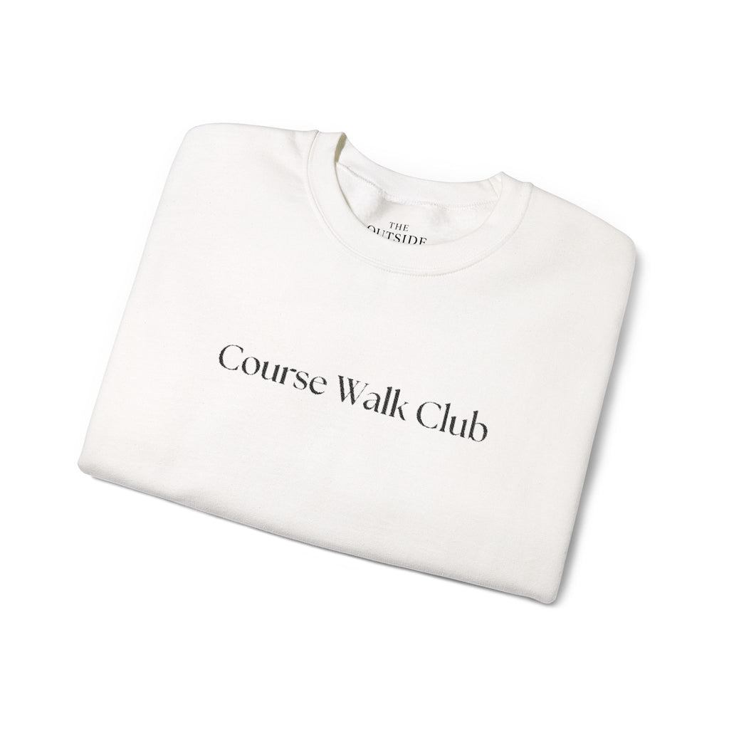 Course Walk Club – Funny Equestrian Crewneck Sweatshirt | Hunter Jumper & Dressage Rider Gift