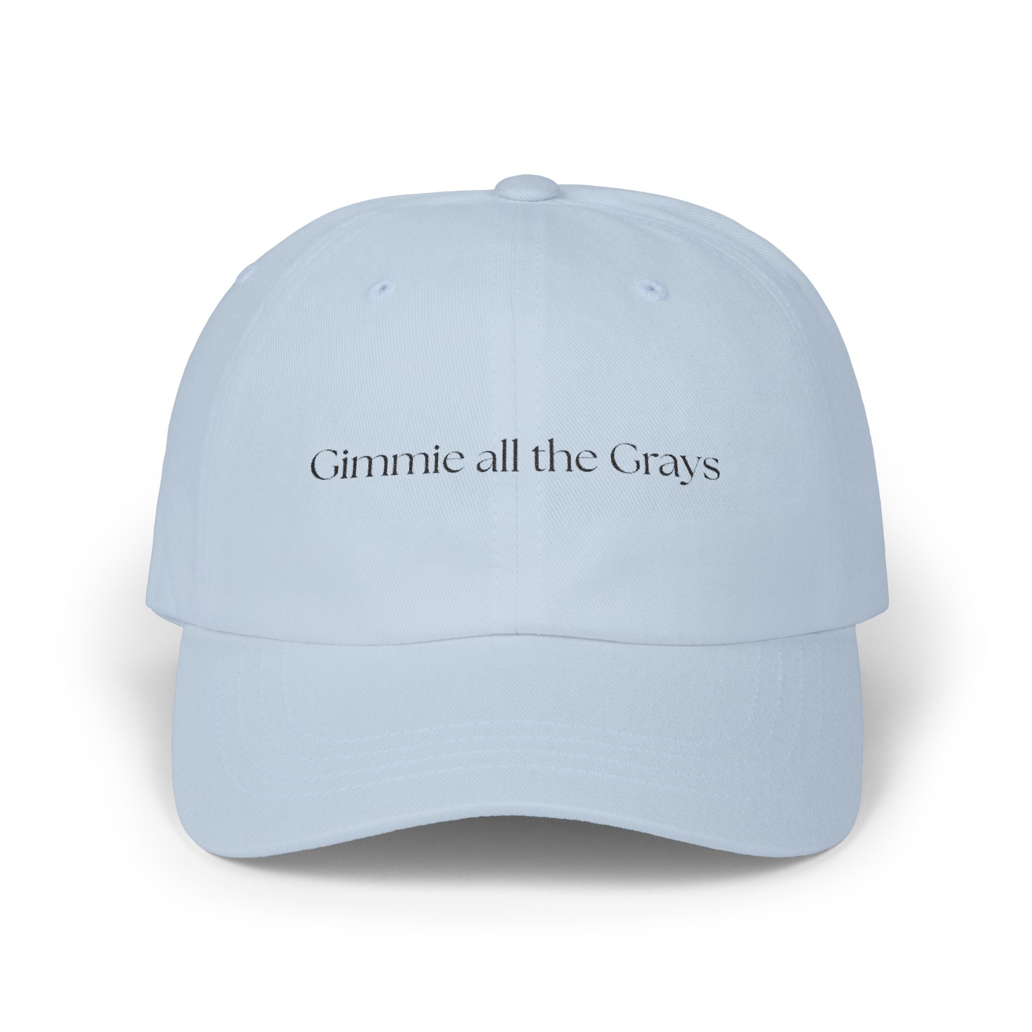 Gimme All the Grays – Classic Equestrian Cap | Grey Horse Lover Hat”