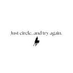 Just Circle and Try Again  Stickers