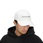 Check Your Diagonal Classic Cap