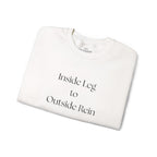 Inside Leg to Outside Rein – Classic Equestrian Crewneck Sweatshirt | Hunter/Jumper & Dressage Trainer Gift