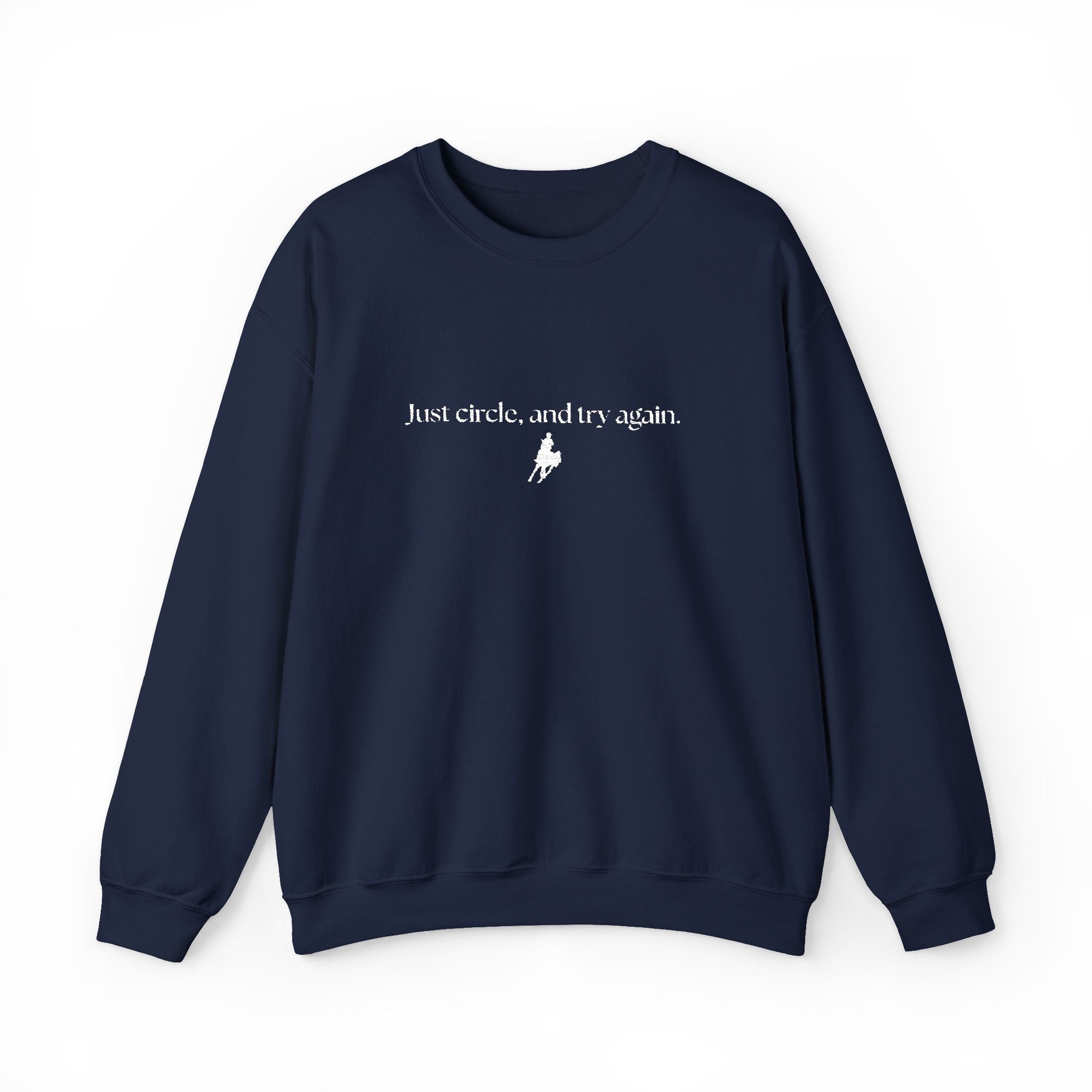 Just Circle and Try Again Classic  Crewneck Sweatshirt