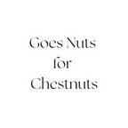 Goes Nuts for Chestnuts – Kiss‑Cut Vinyl Sticker | Chestnut Horse Lover Decal