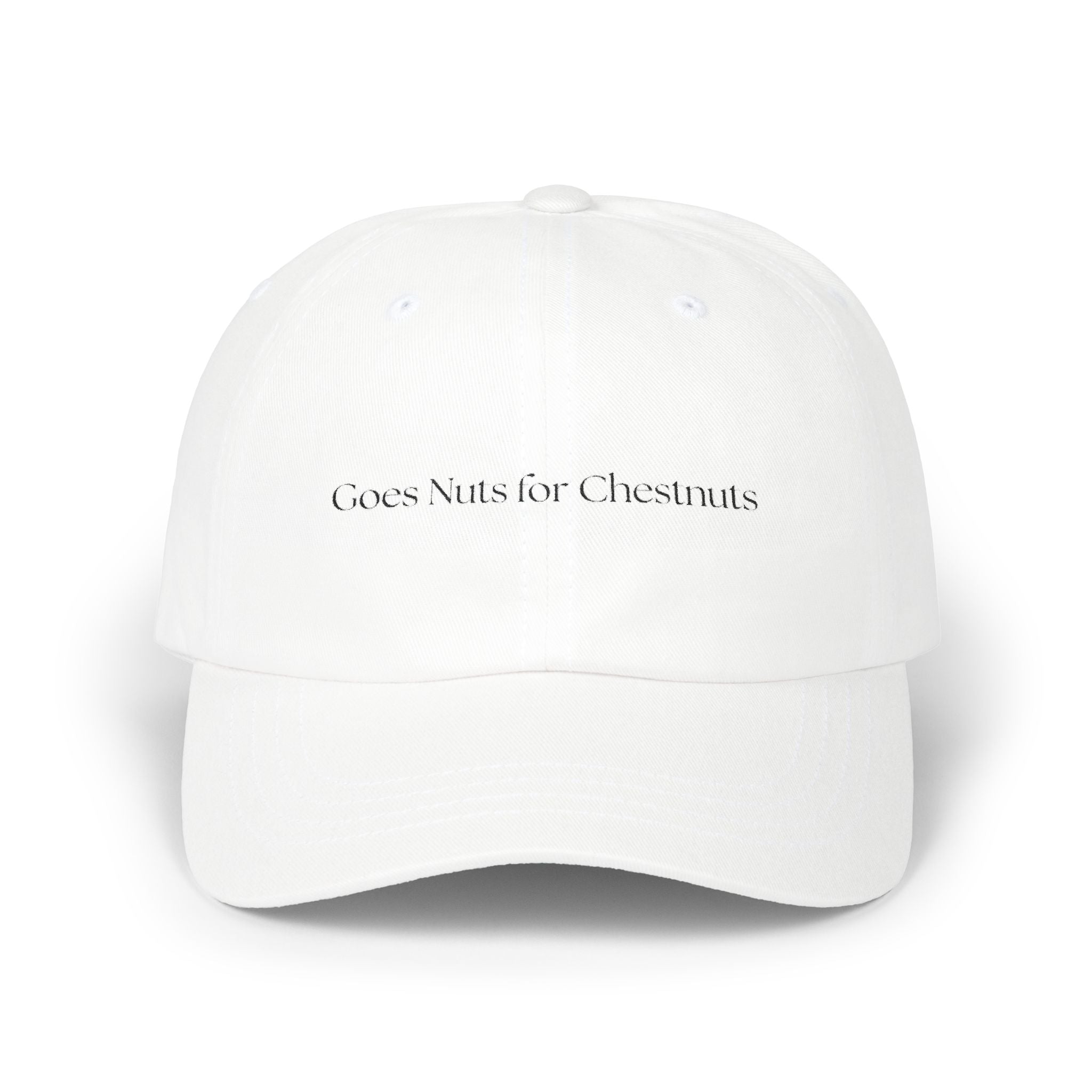Goes Nuts for Chestnuts – Classic Equestrian Cap | Chestnut Horse Lover Hat