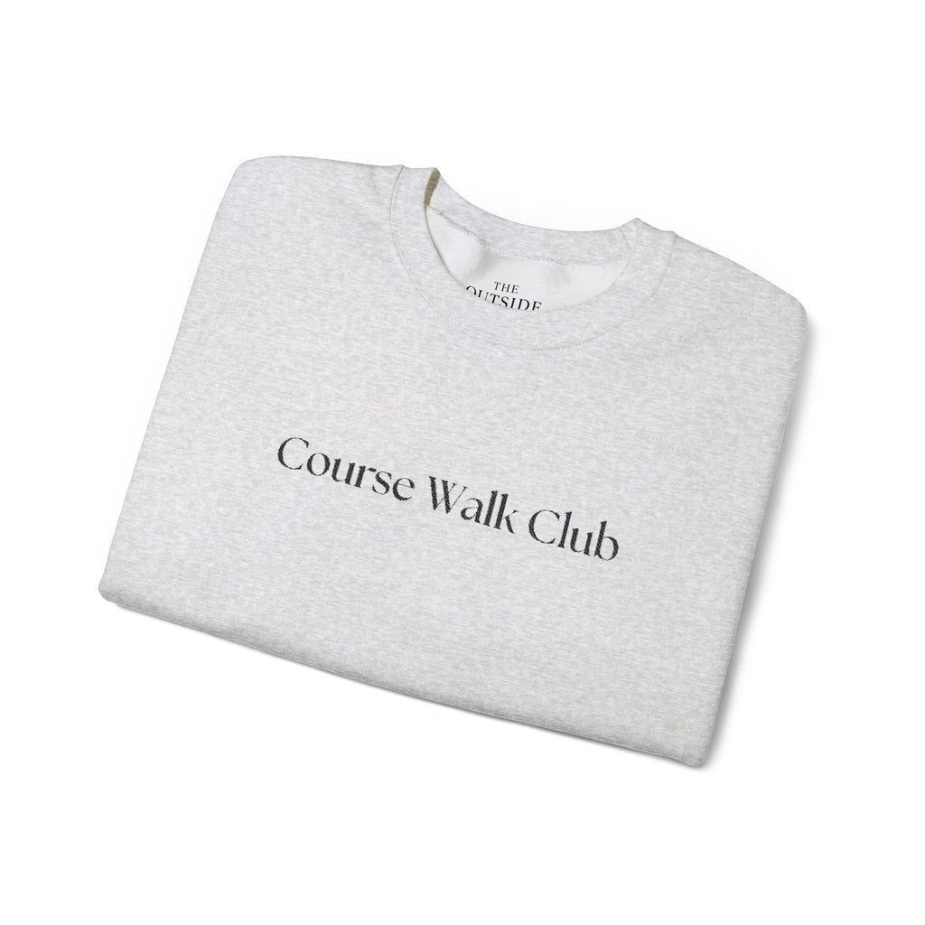 Course Walk Club – Funny Equestrian Crewneck Sweatshirt | Hunter Jumper & Dressage Rider Gift