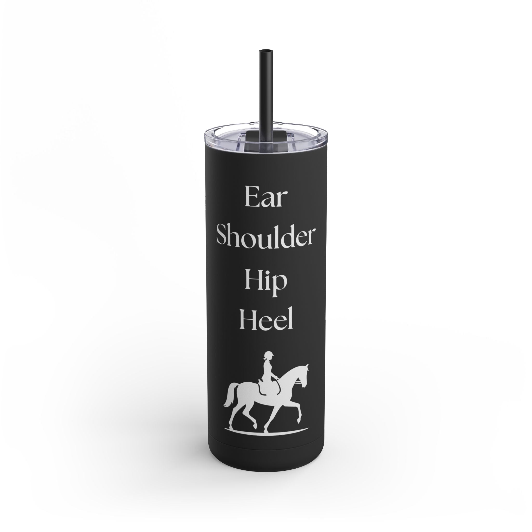 Ear Shoulder Hip Heel Skinny 20oz Tumbler