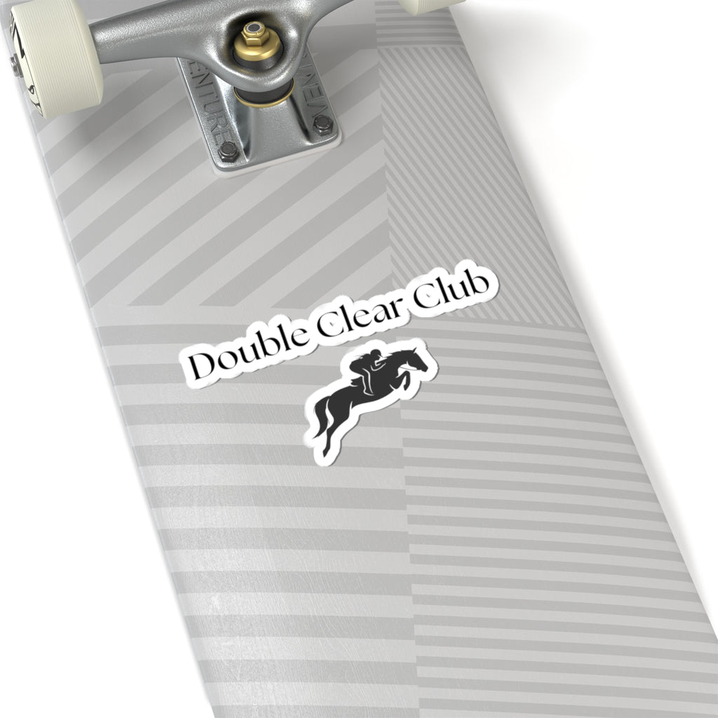 Double Clear Club Stickers