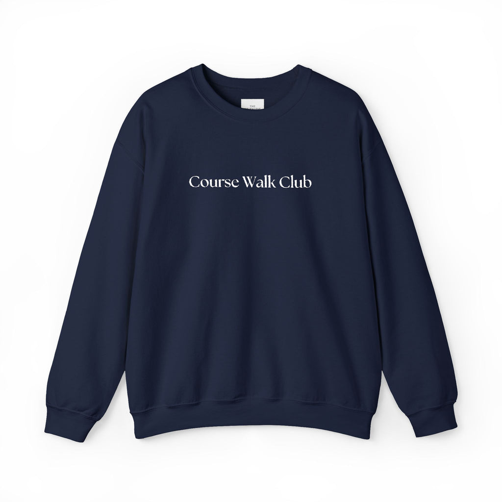 Course Walk Club – Funny Equestrian Crewneck Sweatshirt | Hunter Jumper & Dressage Rider Gift