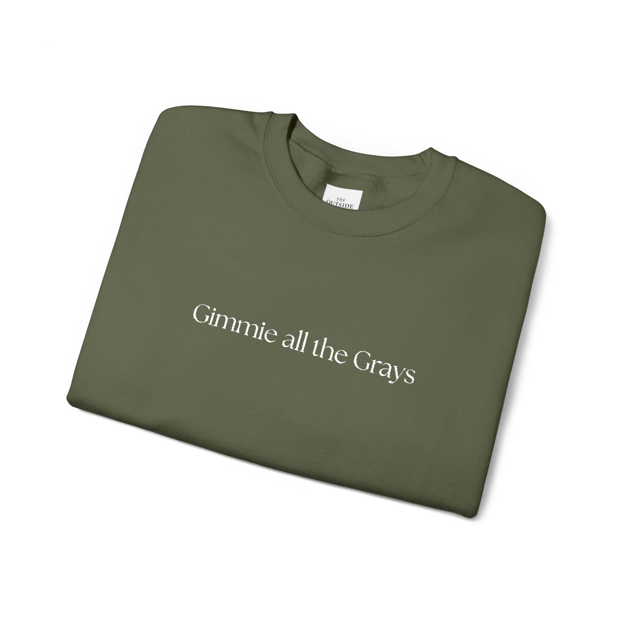 Gimme All the Grays – Funny Equestrian Crewneck Sweatshirt | Grey Horse Lover Gift