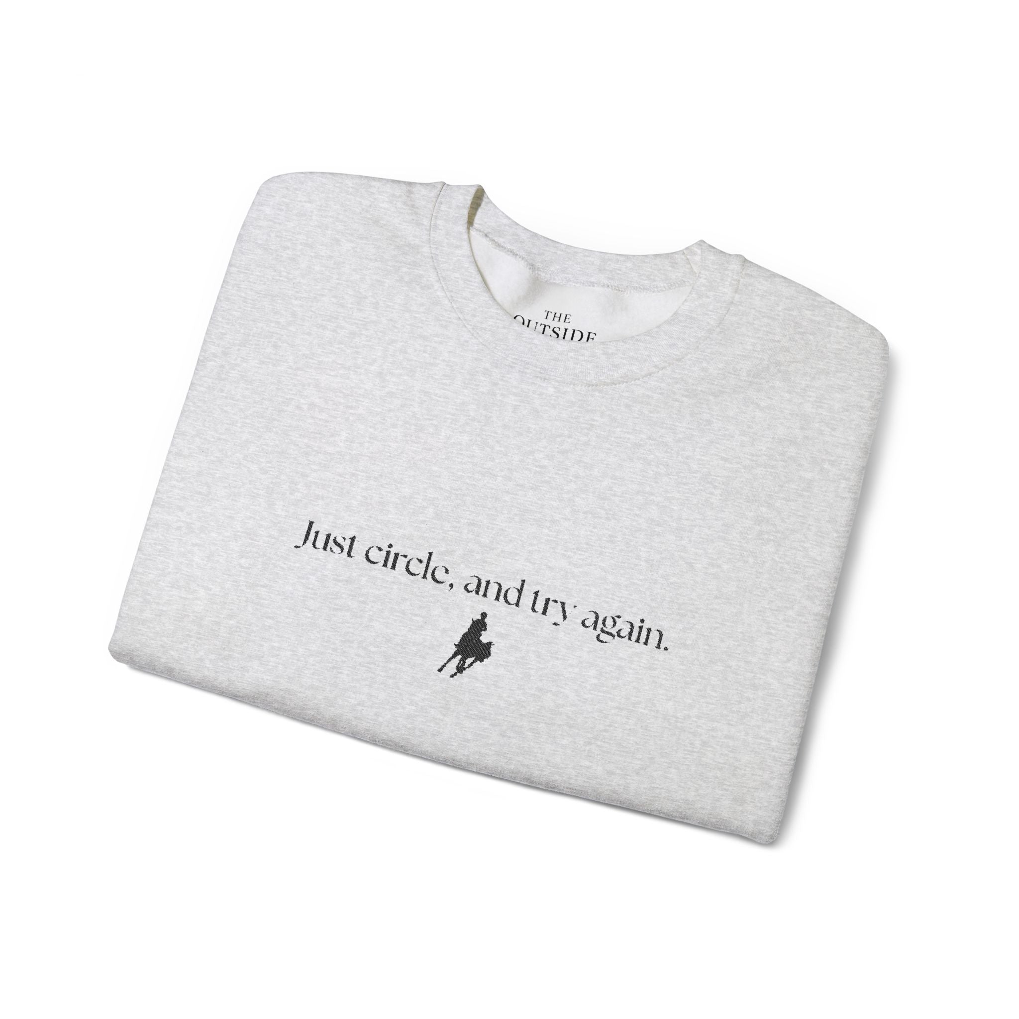 Just Circle and Try Again Classic Crewneck Sweatshirt