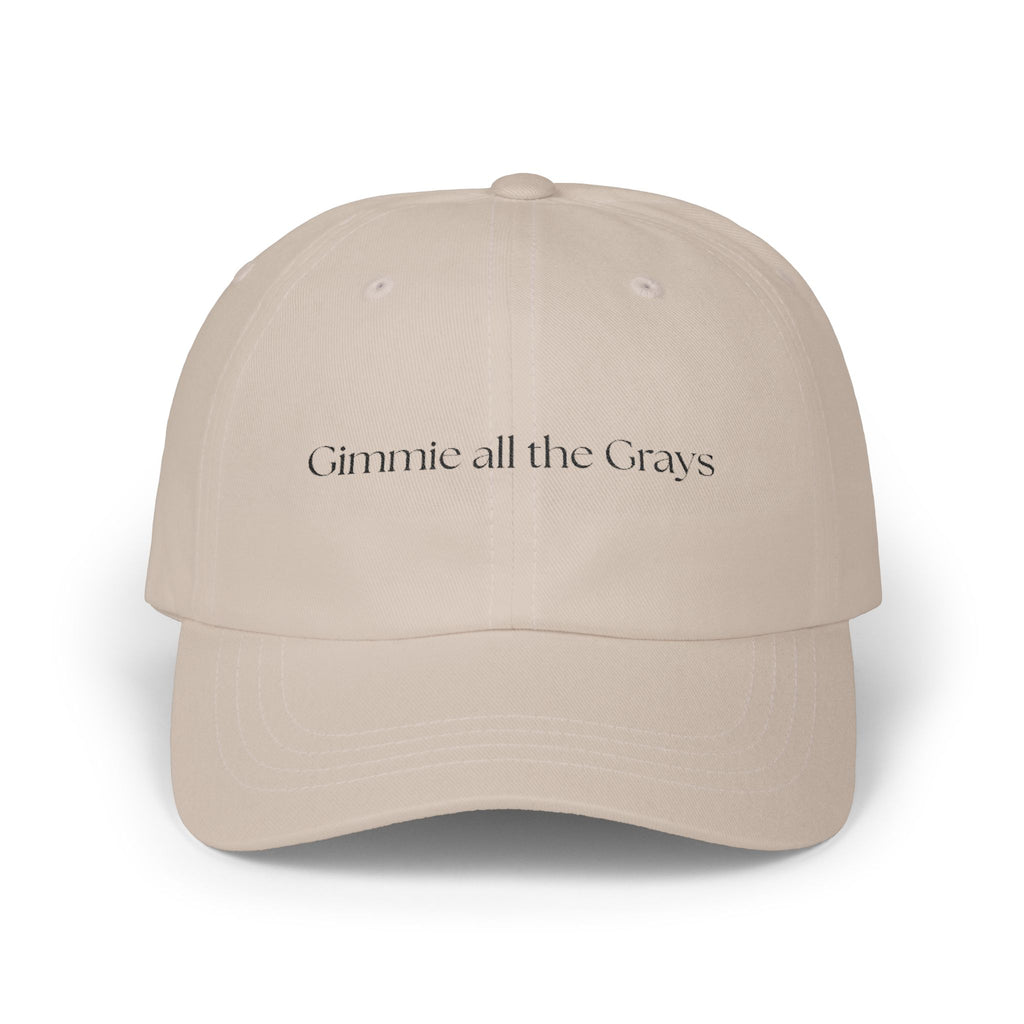 Gimme All the Grays – Classic Equestrian Cap | Grey Horse Lover Hat”