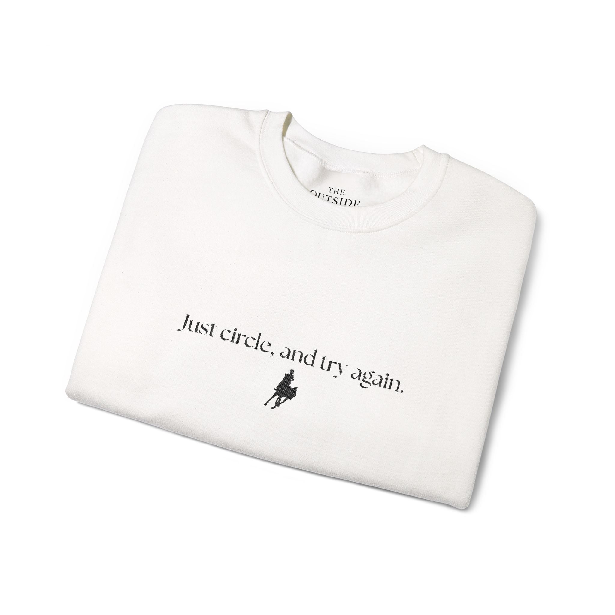 Just Circle and Try Again Classic Crewneck Sweatshirt